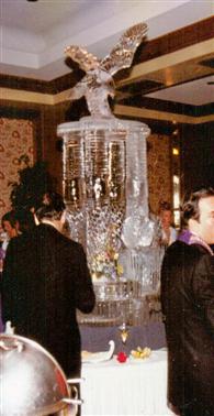 Eyes4ice - Caviar Station Ice Sculpture (CAS-01) for a high profile culinary executives banquet.