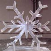 Snow Flake Ice Sculpture 